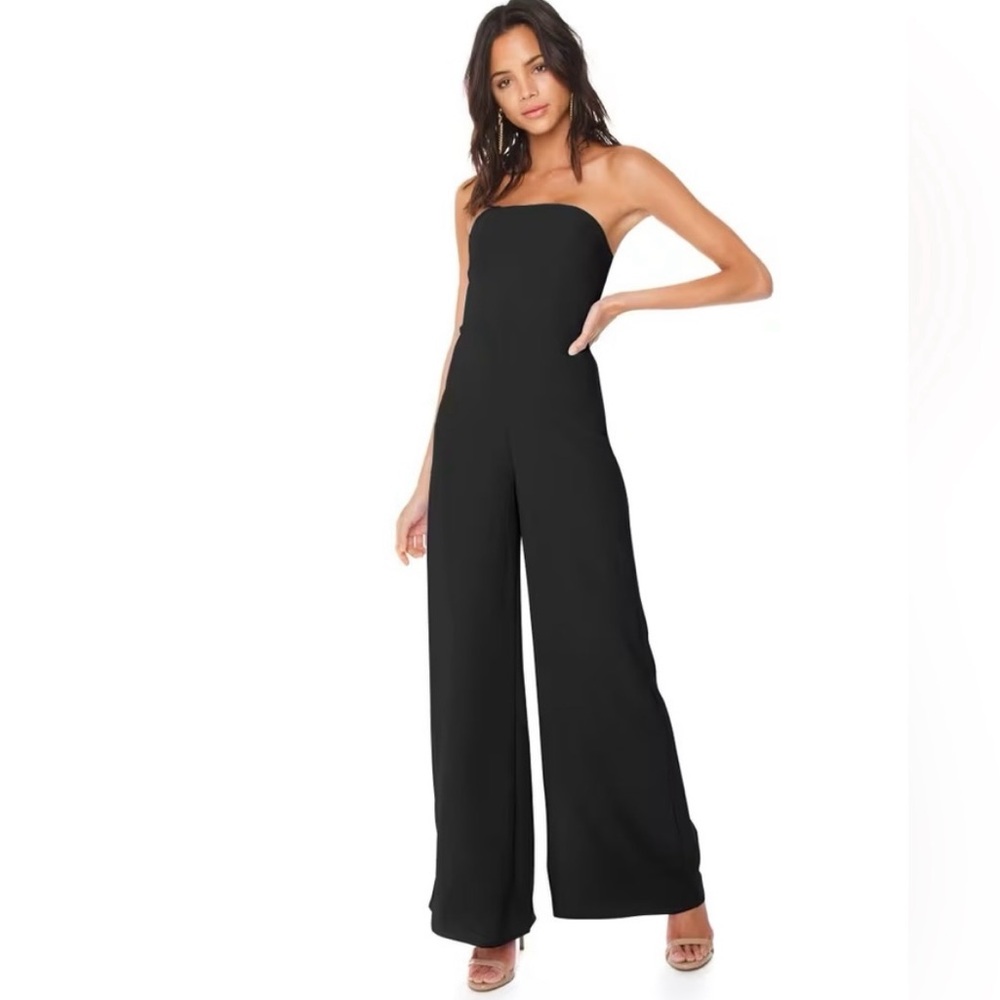 Amanda Uprichard Black Jumpsuit